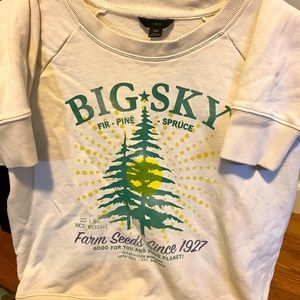 J.Crew,women’s Big Sky sweatshirt.